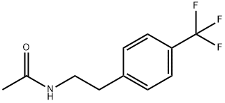 N-[2-[4-(trifluoromethyl)phenylethyl]-acetamide 结构式