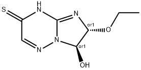 Imidazo[1,2-b][1,2,4]triazine-3(4H)-thione, 6-ethoxy-6,7-dihydro-7-hydroxy-, (6R,7R)-rel- (9CI) 结构式