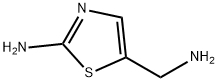 5-(氨基甲基)噻唑-2-胺 结构式