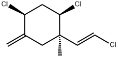(1R)-2α,4α-Dichloro-1-[(E)-2-chlorovinyl]-1-methyl-5-methylenecyclohexane 结构式