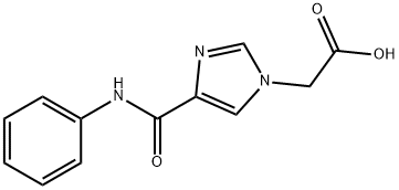 1H-Imidazole-1-aceticacid,4-[(phenylamino)carbonyl]-(9CI) 结构式