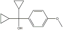 Benzenemethanol, a,a-dicyclopropyl-4-methoxy- 结构式