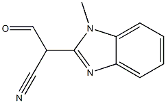 1H-Benzimidazole-2-acetonitrile,alpha-formyl-1-methyl-(9CI) 结构式