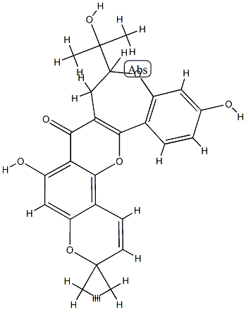 新环桑色烯 结构式