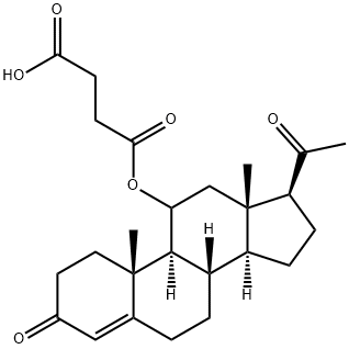 progesterone 11-hemisuccinate 结构式