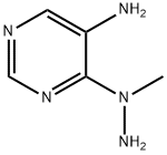 Pyrimidine, 5-amino-4-(1-methylhydrazino)- (6CI,8CI) 结构式