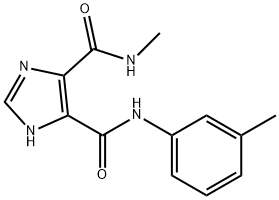 1H-Imidazole-4,5-dicarboxamide,N-methyl-N-(3-methylphenyl)-(9CI) 结构式