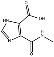 1H-Imidazole-4-carboxylicacid,5-[(methylamino)carbonyl]-(9CI) 结构式