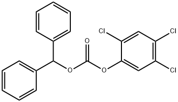 Carbonic acid diphenylmethyl=2,4,5-trichlorophenyl ester 结构式