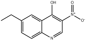 4-Quinolinol,6-ethyl-3-nitro-(9CI) 结构式