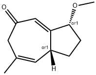 5(1H)-Azulenone,2,3,6,8a-tetrahydro-3-methoxy-7-methyl-,(3R,8aR)-rel-(9CI) 结构式