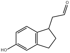 1H-Indene-1-acetaldehyde,2,3-dihydro-5-hydroxy-(9CI) 结构式