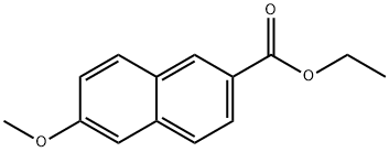 ethyl 6-Methoxy-2-naphthoate 结构式