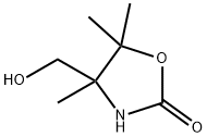 2-Oxazolidinone,4-(hydroxymethyl)-4,5,5-trimethyl-(9CI) 结构式