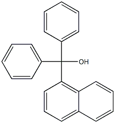 α,α-Diphenylnaphthalene-1-methanol 结构式