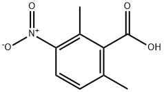 2,6-二甲基-3-硝基苯甲酸 结构式