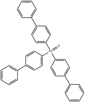 tris(4-phenylphenyl)-sulfanylidene-arsorane 结构式