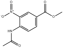methyl 4-(acetylamino)-3-nitrobenzoate 结构式