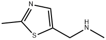 Methyl[(2-Methyl-1,3-thiazol-5-yl)Methyl]aMine 结构式