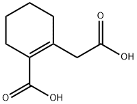 2-(羧基甲基)环己三烯-1-烯羧酸 结构式