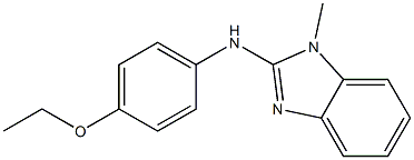 N-(4-ethoxyphenyl)-N-(1-methyl-1H-benzimidazol-2-yl)amine 结构式