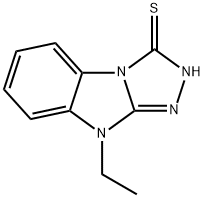 3H-1,2,4-Triazolo[4,3-a]benzimidazole-3-thione,9-ethyl-2,9-dihydro-(9CI) 结构式