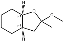 Benzofuran, octahydro-2-methoxy-2-methyl-, (3aR,7aR)-rel- (9CI) 结构式