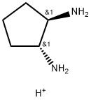 1,2-Cyclopentanediamine,conjugatemonoacid,(1R,2R)-rel-(9CI) 结构式