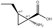 Cyclopropanecarboxylic acid, 1-amino-2-ethyl-, (1R,2R)-rel- (9CI) 结构式