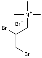 1-Propanaminium,2,3-dibromo-N,N,N-trimethyl-, bromide (1:1) 结构式