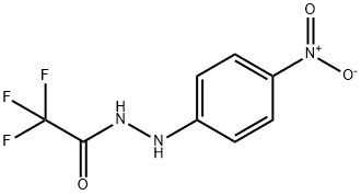 2,2,2-trifluoro-N'-(4-nitrophenyl)acetohydrazide 结构式