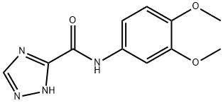 1H-1,2,4-Triazole-3-carboxamide,N-(3,4-dimethoxyphenyl)-(9CI) 结构式