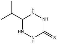 1,2,4,5-Tetrazine-3(2H)-thione,tetrahydro-6-(1-methylethyl)-(9CI) 结构式