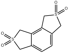 1,3,6,8-Tetrahydro-benzo[1,2-c:3,4-c']dithiophene 2,2,7,7-tetraoxide 结构式