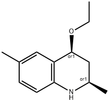 Quinoline, 4-ethoxy-1,2,3,4-tetrahydro-2,6-dimethyl-, (2R,4S)-rel- (9CI) 结构式