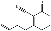 1-Cyclohexene-1-carbonitrile,2-(3-butenyl)-6-oxo-(9CI) 结构式