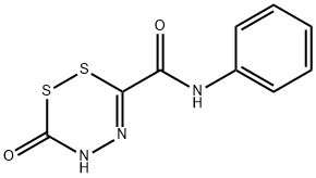 1,2,4,5-Dithiadiazine-3-carboxamide,5,6-dihydro-6-oxo-N-phenyl-(9CI) 结构式