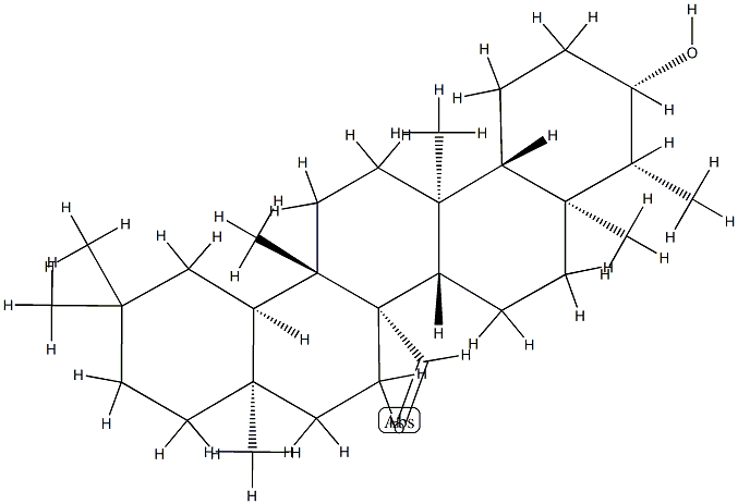 3β-Hydroxy-D:A-friedooleanan-26-al 结构式