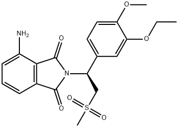 阿普司特N-脱乙酰基 结构式