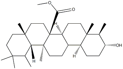 3α-Hydroxy-D:A-friedooleanan-26-oic acid methyl ester 结构式