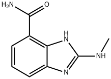 1H-Benzimidazole-4-carboxamide,2-(methylamino)-(9CI) 结构式