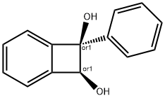 Bicyclo[4.2.0]octa-1,3,5-triene-7,8-diol, 7-phenyl-, (7R,8S)-rel- (9CI) 结构式