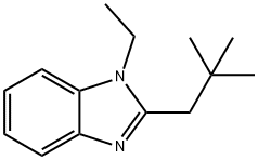 1H-Benzimidazole,2-(2,2-dimethylpropyl)-1-ethyl-(9CI) 结构式