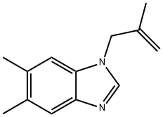 1H-Benzimidazole,5,6-dimethyl-1-(2-methyl-2-propenyl)-(9CI) 结构式