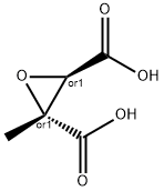 2,3-Oxiranedicarboxylicacid,2-methyl-,(2R,3R)-rel-(9CI) 结构式