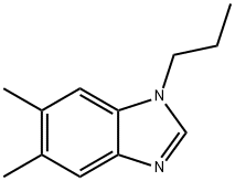 5,6-二甲基-1-丙基-1H-苯并[D]咪唑 结构式