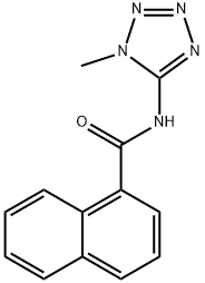 1-Naphthalenecarboxamide,N-(1-methyl-1H-tetrazol-5-yl)-(9CI) 结构式