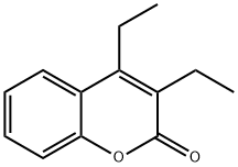 2H-1-Benzopyran-2-one,3,4-diethyl-(9CI) 结构式