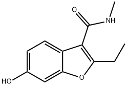 3-Benzofurancarboxamide,2-ethyl-6-hydroxy-N-methyl-(9CI) 结构式