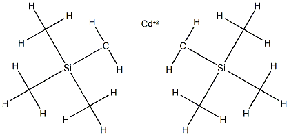 Cadmium, bis(trimethylsilyl)methyl]- 结构式